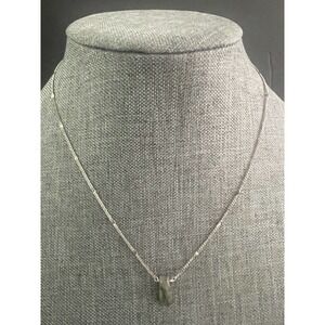 Labrodite Silver Plated Lobster Claw Adjustable 20” Pendant Necklace